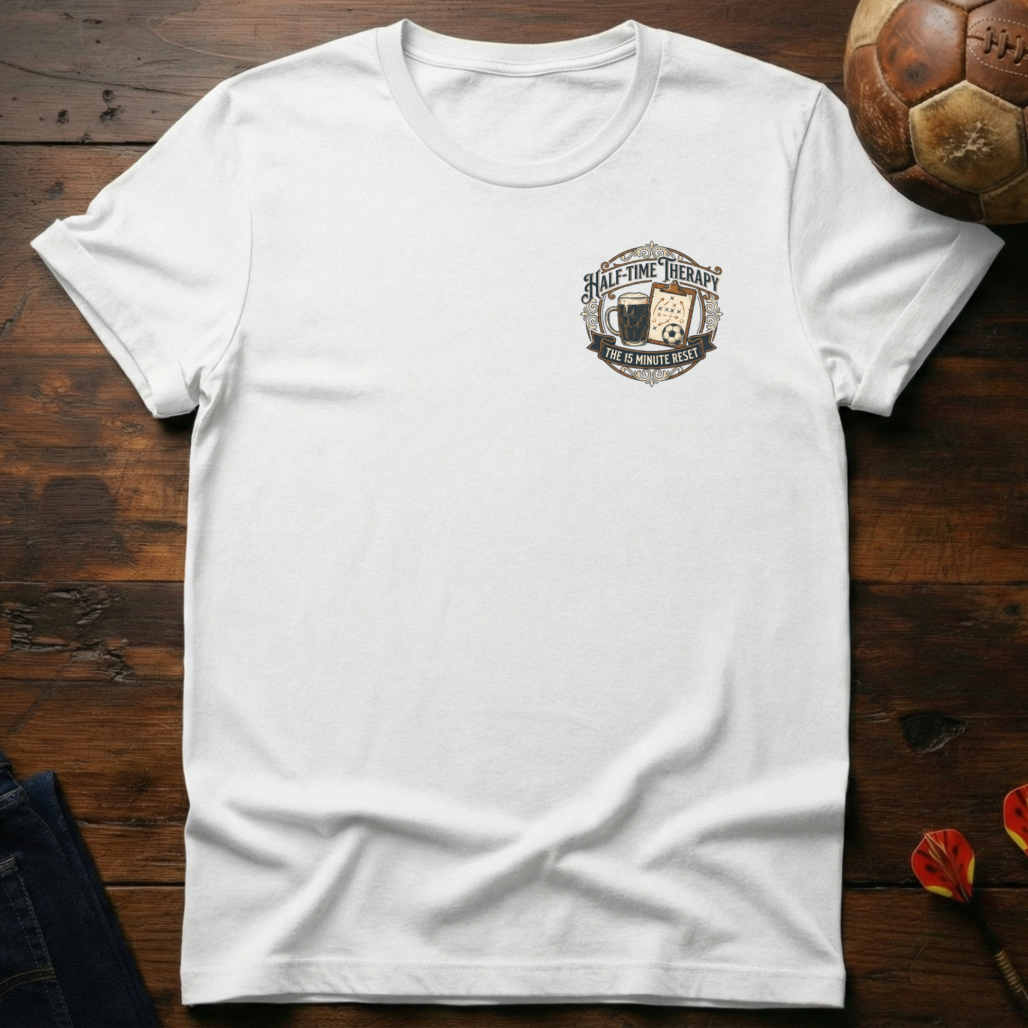Halftime Therapy Badge  T-Shirt