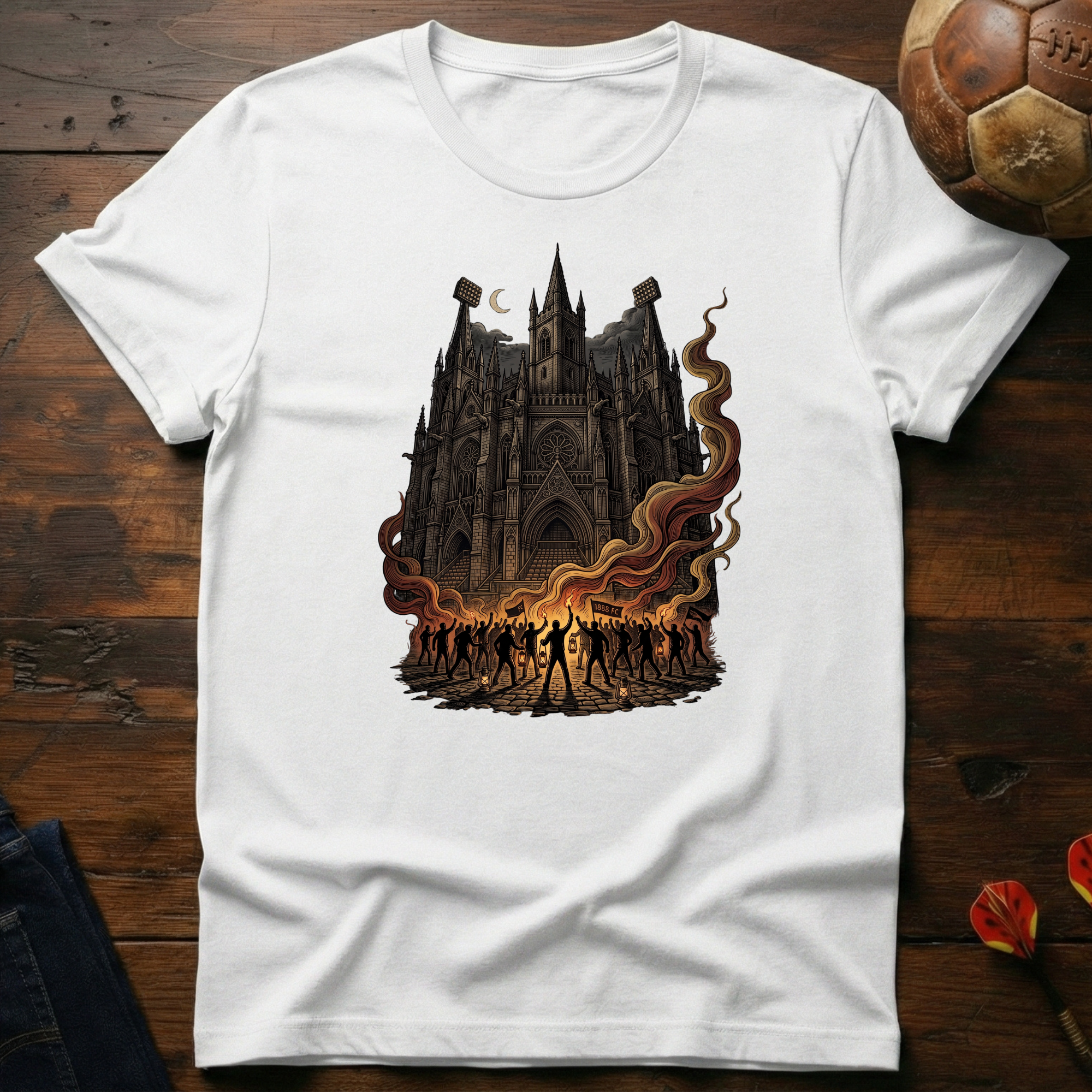 Gothic Football Stadium T-Shirt