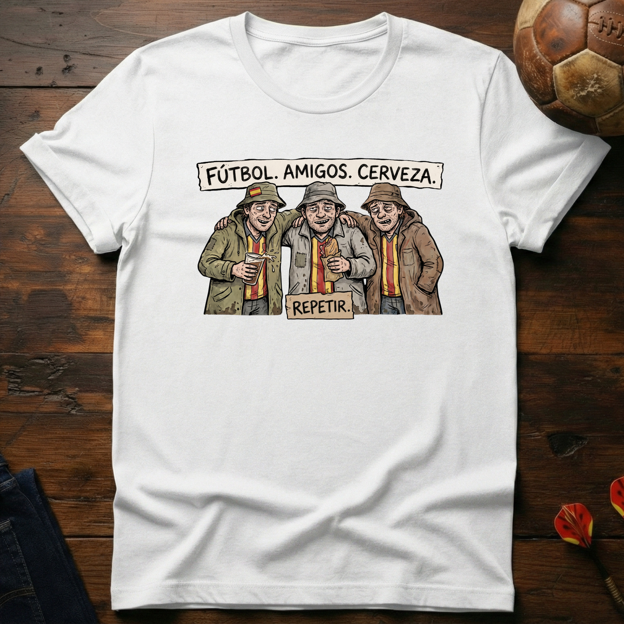 Futbol, Amigos, Cerveza T-Shirt